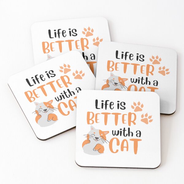 Item preview, Life Is Better With A Cat designed and sold by SidhuKeet1.
