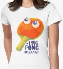 Ping-pong dreamer Women's Fitted T-Shirt