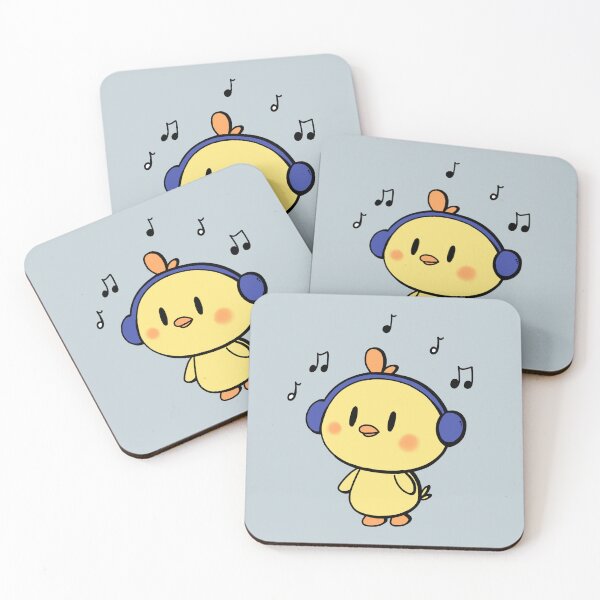 Item preview, Duckie with headphones designed and sold by HuiCreations.
