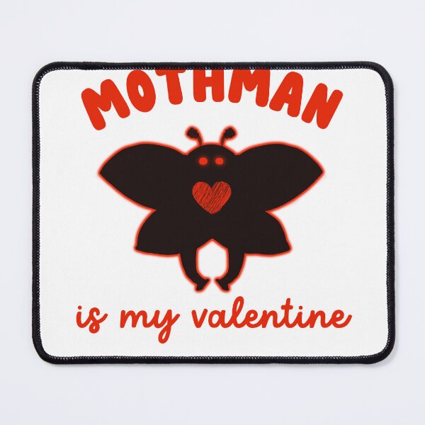 Item preview, mothman is my valentine designed and sold by goblinbabe.