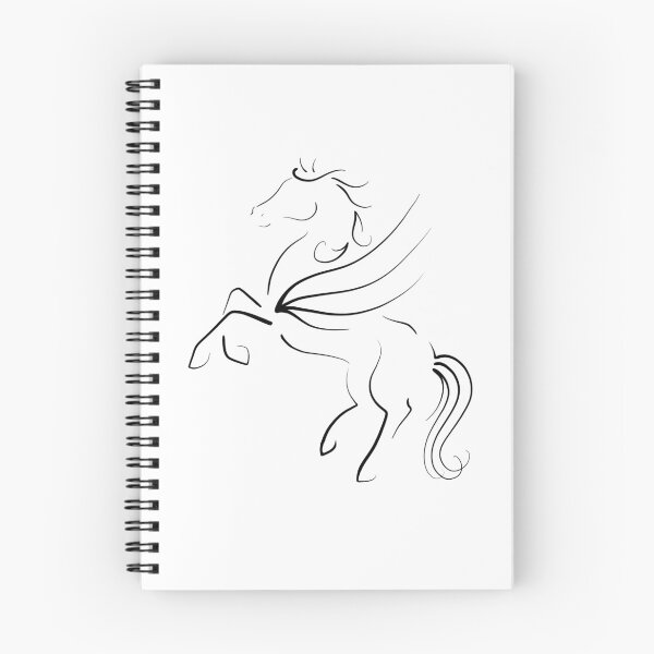 Item preview, Elegant Pegasus Outline designed and sold by Lady-Lilac.
