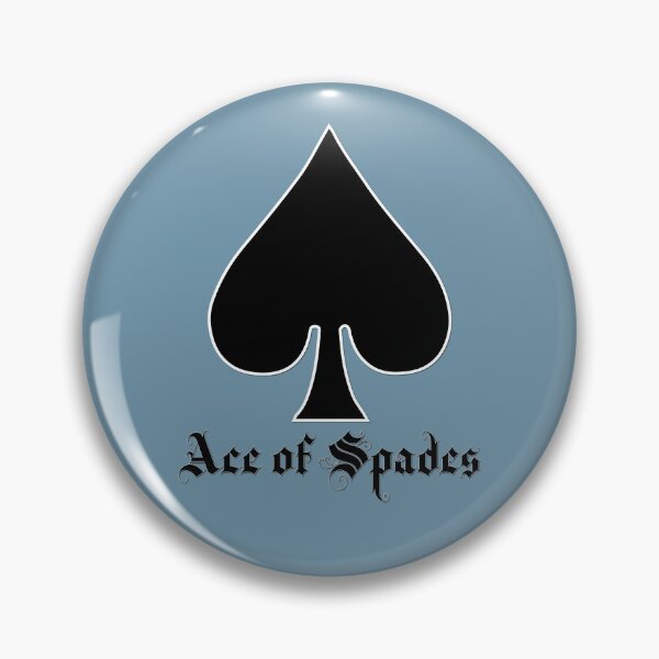 Item preview, Ace of Spades in Black Lettering designed and sold by Kevin Michael McCall.