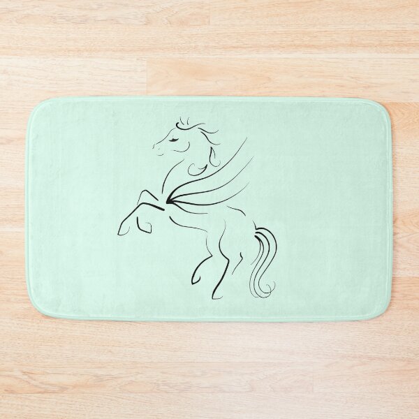 Item preview, Elegant Pegasus Outline With Eyelashes designed and sold by Lady-Lilac.
