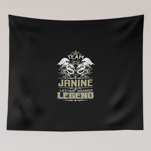 Item preview, Janine Name T Shirt - Janine Dragon Lifetime Member Legend Gift Item Tee designed and sold by geniajmk13.