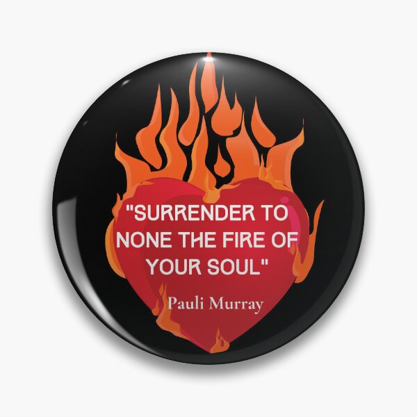Item preview, "SURRENDER TO NONE THE FIRE OF YOUR SOUL"  heart with flames  designed and sold by CheekyGrace.