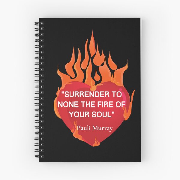 Item preview, "SURRENDER TO NONE THE FIRE OF YOUR SOUL"  heart with flames  designed and sold by CheekyGrace.