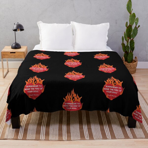 Item preview, "SURRENDER TO NONE THE FIRE OF YOUR SOUL"  heart with flames  designed and sold by CheekyGrace.