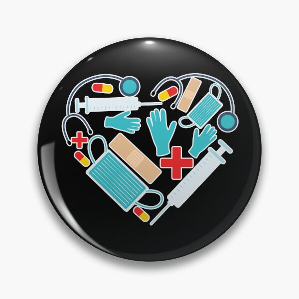 Item preview, nurse syringe medical heart designed and sold by Astralia.
