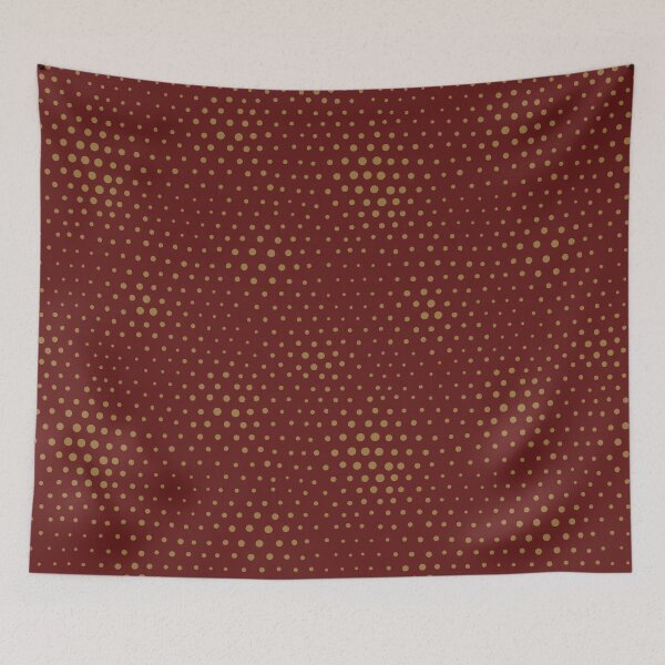 Item preview, regularity dots red and gold designed and sold by Michelle Clay.