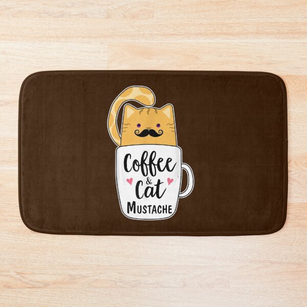 Item preview, coffee and cat mustache designed and sold by josephfanous.
