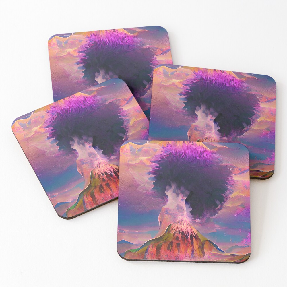 Item preview, Coasters (Set of 4) designed and sold by EtherealLabAI.