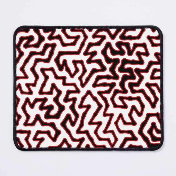 Item preview, red and black turing pattern designed and sold by Michelle Clay.