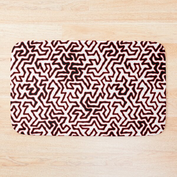 Item preview, red and black turing pattern designed and sold by Michelle Clay.