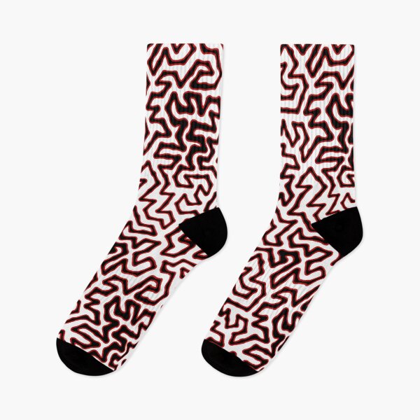 Item preview, red and black turing pattern designed and sold by Michelle Clay.