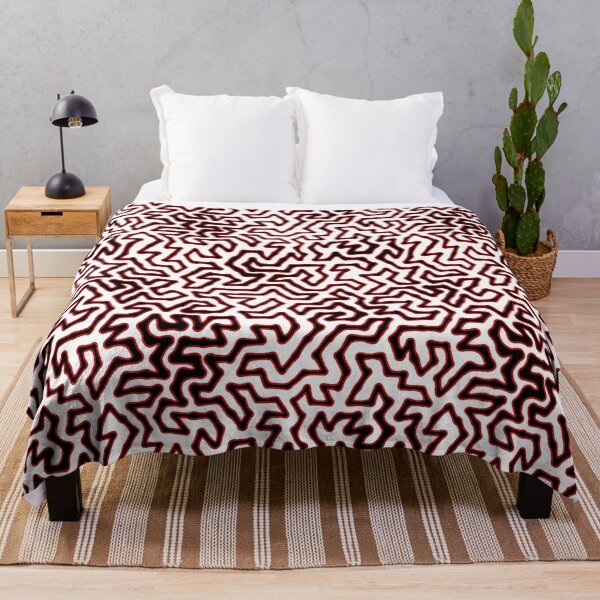 Item preview, red and black turing pattern designed and sold by Michelle Clay.