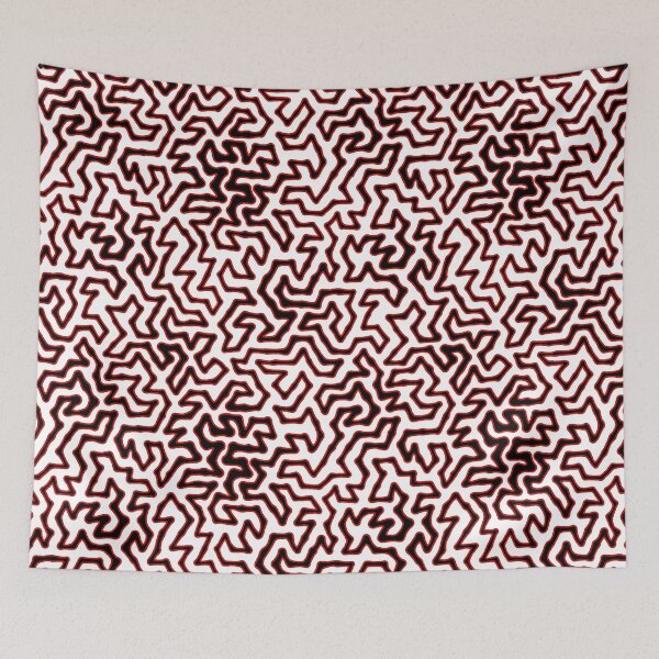 Item preview, red and black turing pattern designed and sold by Michelle Clay.