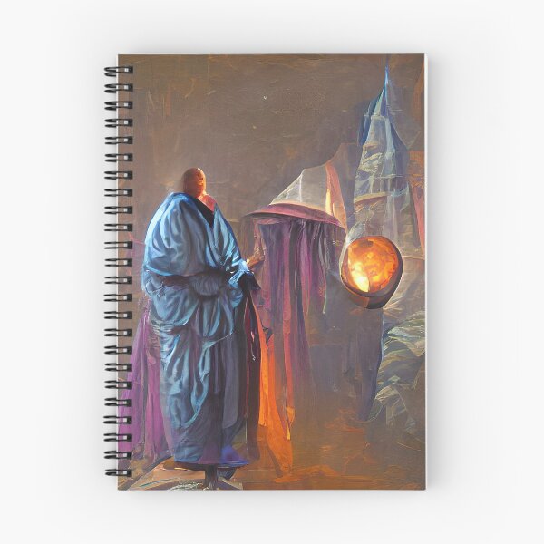 Item preview, The Lone Wizard designed and sold by Ethereal Lab AI.