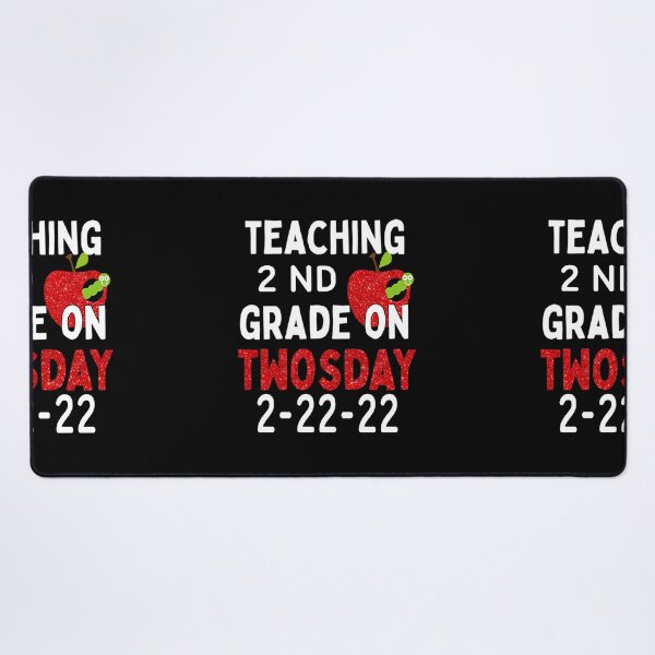 Item preview, Teaching 2nd Grade on Twosday 2-22-22 - Funny - Teachers' Gift designed and sold by AsmArt-co.