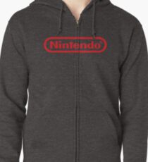 Nintendo Logo Zipped Hoodie