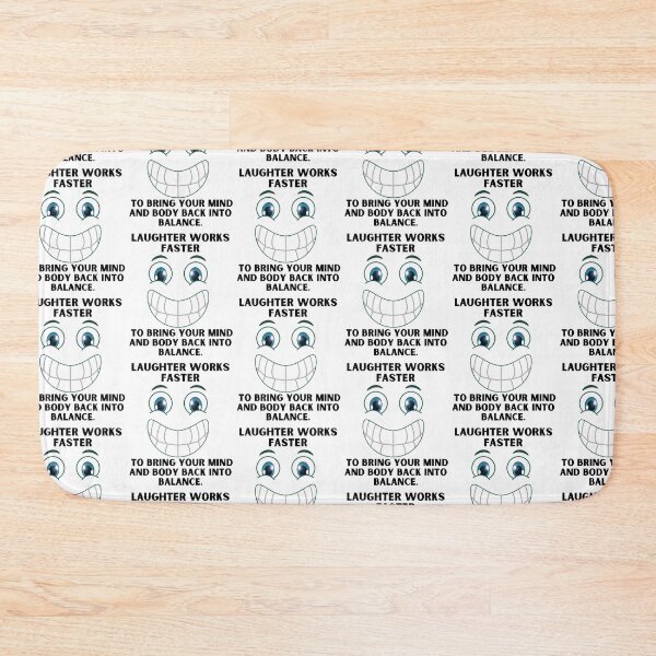 Item preview, Laughter Works faster  to restore your mind and body balance. designed and sold by Hinny8.