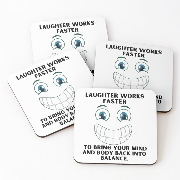 Item preview, Laughter Works faster  to restore your mind and body balance. designed and sold by Hinny8.