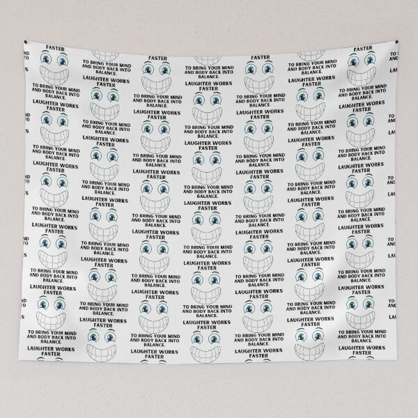 Item preview, Laughter Works faster  to restore your mind and body balance. designed and sold by Hinny8.