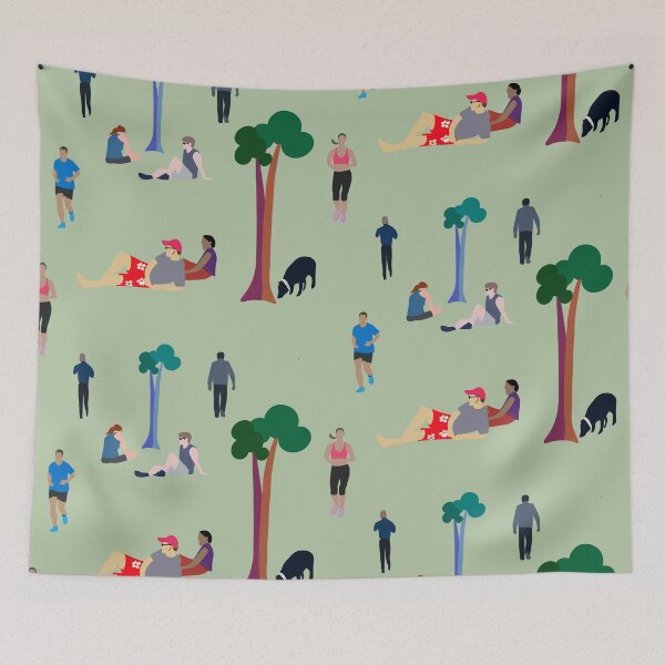 Item preview, People in the park designed and sold by givepineapple.