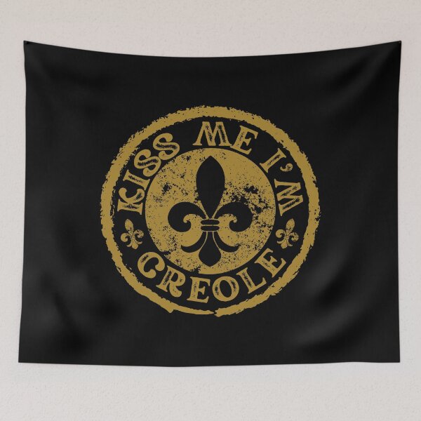 Item preview, KISS ME I’M CREOLE NEW ORLEANS MARDI GRAS 2022 AFRICAN HERITAGE designed and sold by Mercurial Merkaba.