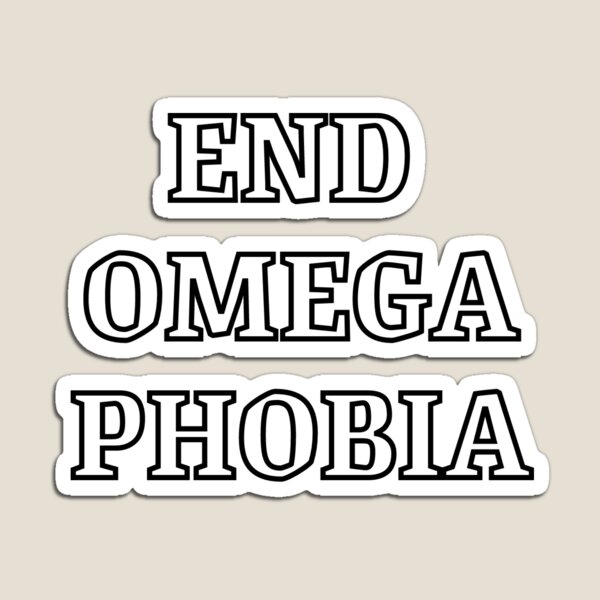 end omega phobia omegaverse sticker