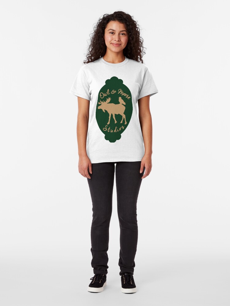 Alternate view of Owl & Moose Studios Classic T-Shirt