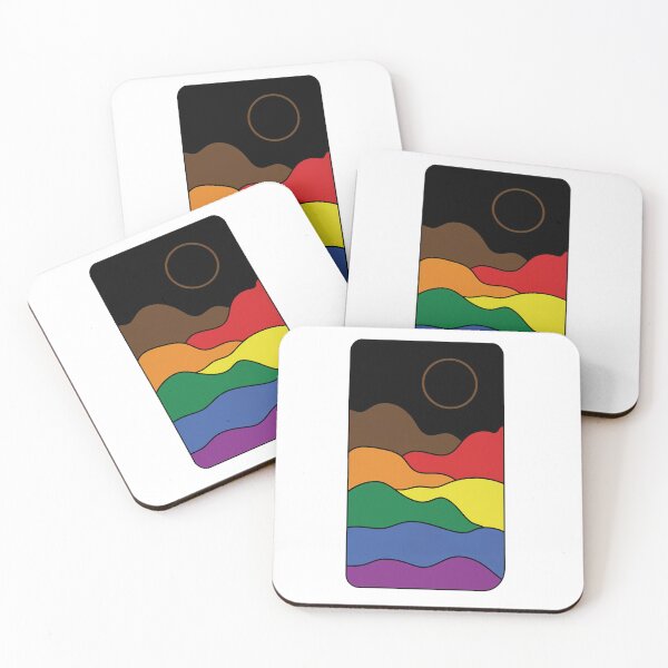 Item preview, Groovy Pride Landscapes: Pride Flag designed and sold by seliemc.