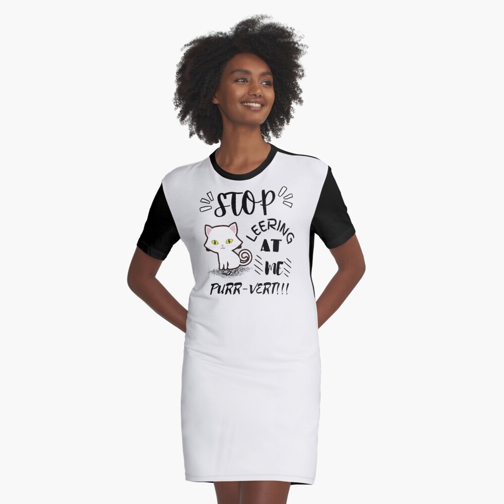 Item preview, Graphic T-Shirt Dress designed and sold by ArtsyWhiskers.