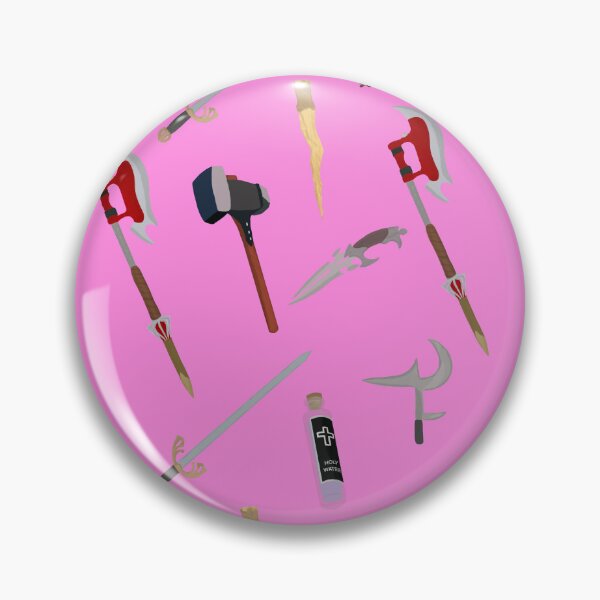 Item preview, Slayer Weapons in Sunnydale pink designed and sold by MoonMistPrints.