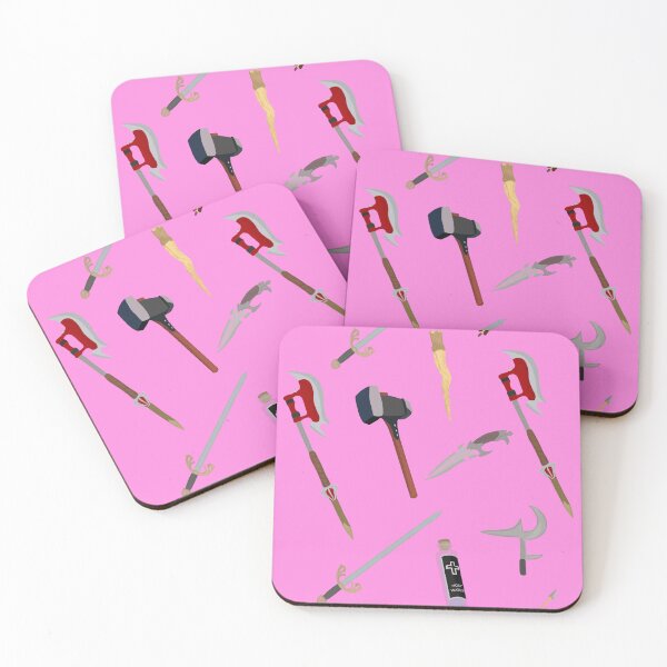 Item preview, Slayer Weapons in Sunnydale pink designed and sold by MoonMistPrints.
