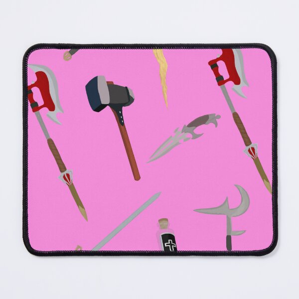 Item preview, Slayer Weapons in Sunnydale pink designed and sold by MoonMistPrints.