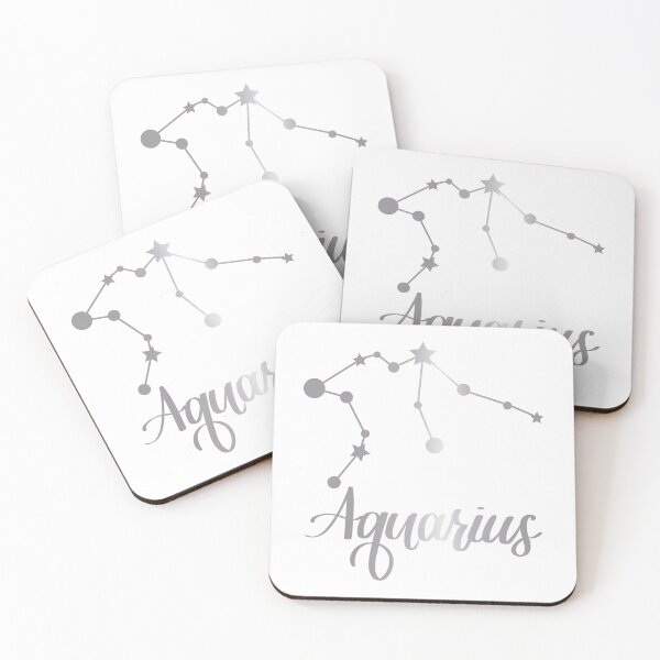 Item preview, Aquarius Zodiac Constellation in Silver designed and sold by Kelly Leung.