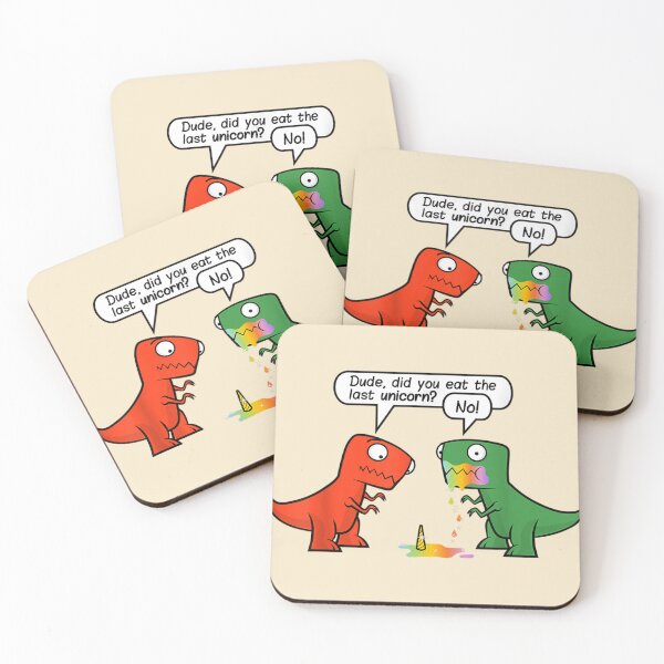Item preview, Dude Did You Eat The Last Unicorn Funny Dinosaur  designed and sold by Josemaigie30.