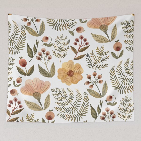 Item preview, cottagecore aesthetic - pattern designed and sold by Hoetoons.