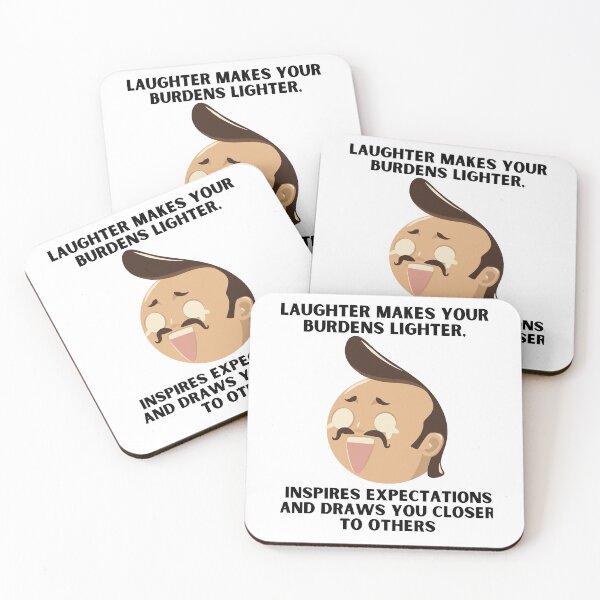 Item preview, Laughter makes burdens lighter. designed and sold by Hinny8.
