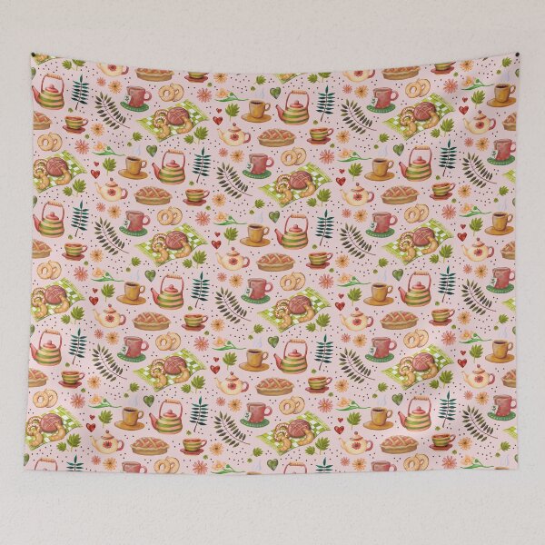 Item preview, TEA TIME ! - soft pink designed and sold by Colette van der Wal.