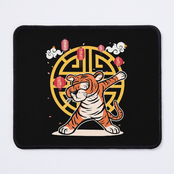 Item preview, Dabbing Tiger and Chinese New Years Eve Party Supplies 2022 designed and sold by SamirBeydoun.