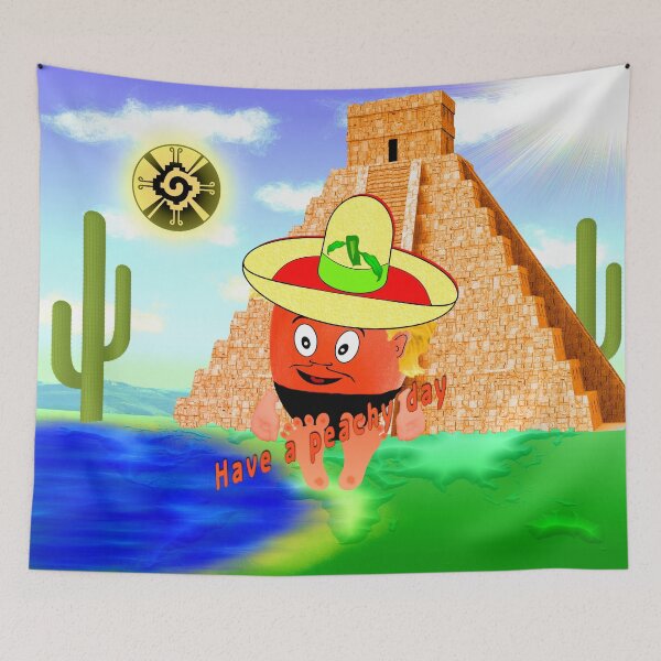 Item preview, Peachy in Mexico designed and sold by Nicole Kiefer.