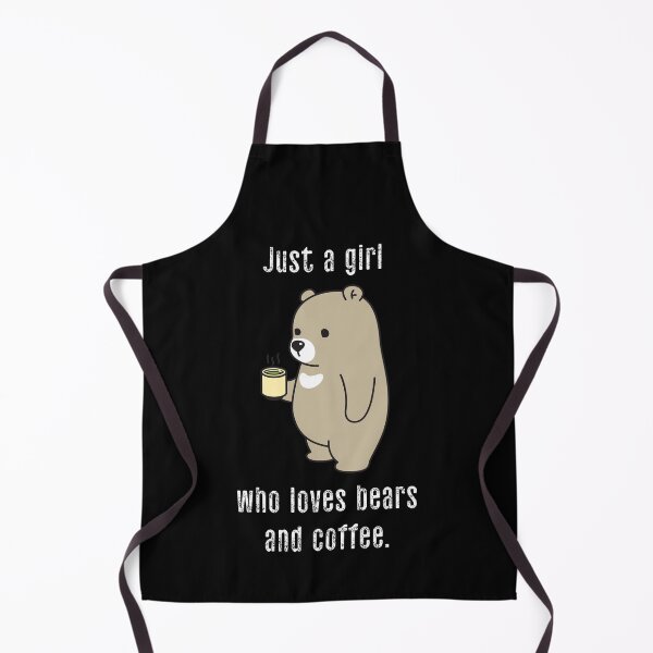 Item preview, Just a Girl Who Loves Bears and Coffee designed and sold by ligesgood.