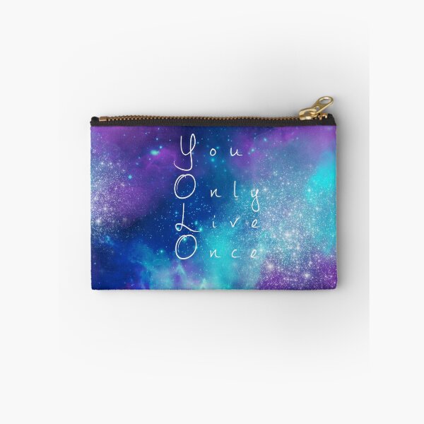 Item preview, You Only Live Once watercolor galaxy designed and sold by kiran-freak.