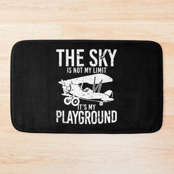 Item preview, The Sky Is Not My Limit It's My Playground Funny Pilot designed and sold by anthonymark14.