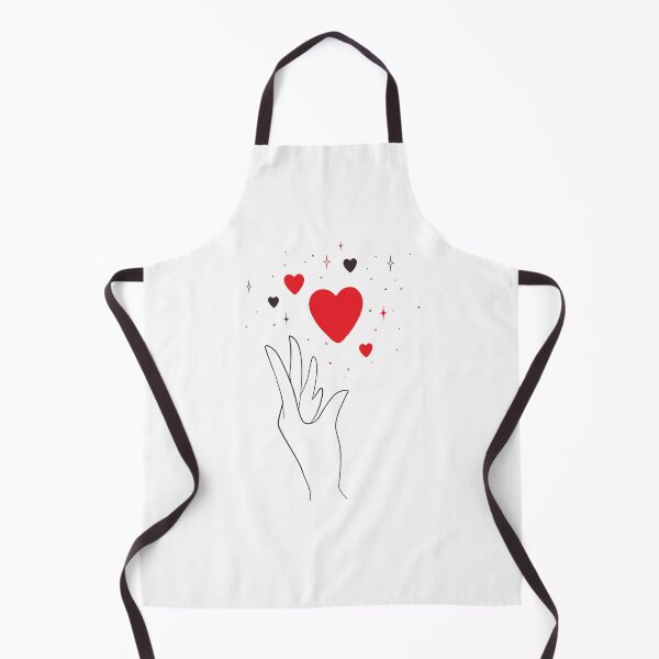 Item preview, Illustration with abstract female hand and red hearts designed and sold by DarianaArt.