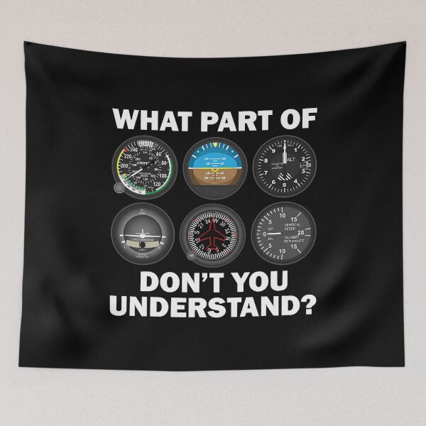 Item preview, What Part Of Don't You Understand Funny Aviation Airline Pilot designed and sold by anthonymark14.