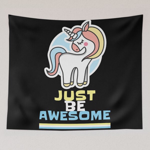 Item preview, Just Be Awesome - beautiful Unicorn  designed and sold by HStudioPrints.