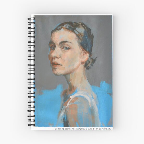 Item preview, When it comes to changing a tyre I'm all woman, painting with quote. designed and sold by Leonardo-Bogato.