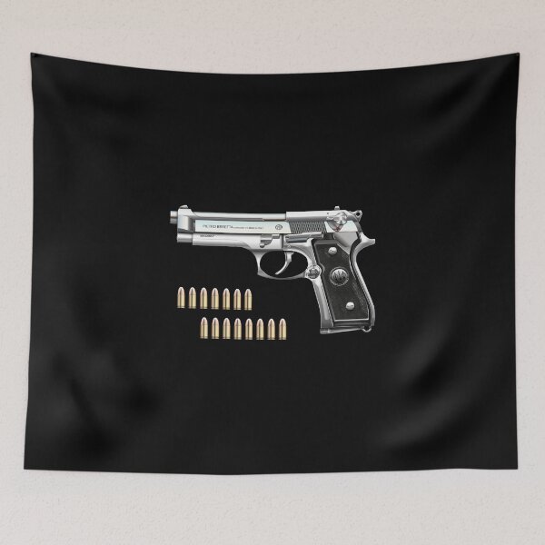 Item preview, Beretta 92FS Inox over Black Velvet designed and sold by Serge Averbukh Art Studio.
